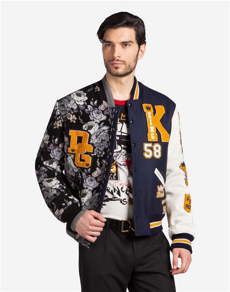 dolce gabbana baseball jacket|dolce and gabbana expensive jacket.